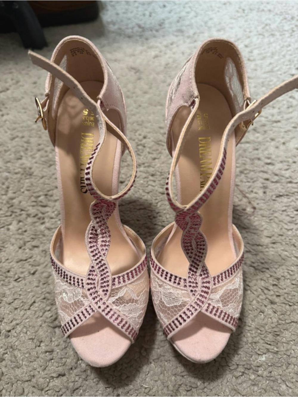 Pink heels